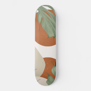 Abstrakt Shapes Monstera Lövs Finesse #1 Mini Skateboard Bräda 18,5 Cm