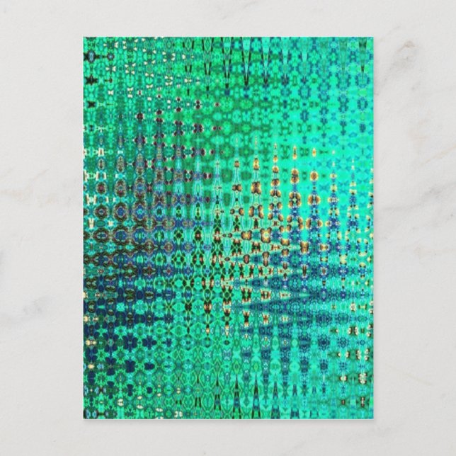 Abstrakt Shimmer Vykort (Framsida)