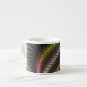 Abstrakt Shiny Trippy Color 3D Fractal Art Espressomugg