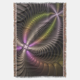 Abstrakt Shiny Trippy Color 3D Fractal Art Filt