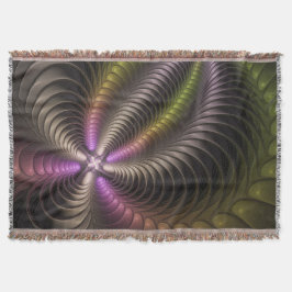 Abstrakt Shiny Trippy Color 3D Fractal Art Filt