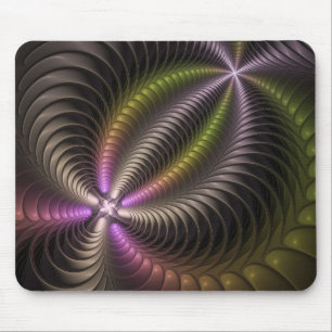 Abstrakt Shiny Trippy Color 3D Fractal Art Musmatta