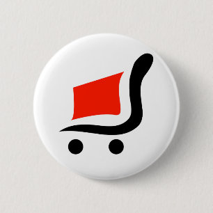 abstrakt shoppingvagn knapp