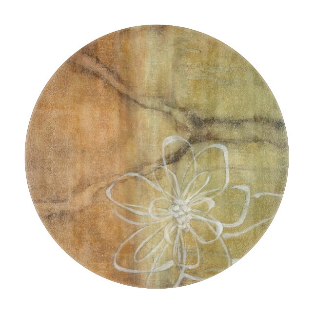 Abstrakt Silhouette-målning på Tan Background (Framsidan)