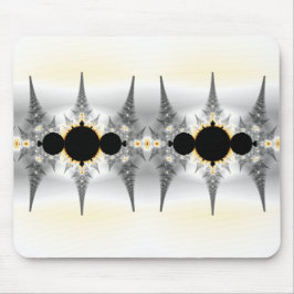 Abstrakt Silver Fractal Art Musmatta