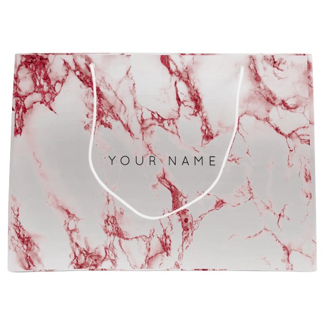 Abstrakt Silver  marble Metallic Burgundy VIP (Framsidan)