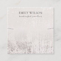 Abstrakt Silver Rainfall Necklace Band-mall