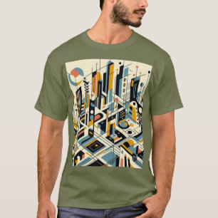 Abstrakt Sity 6 T Shirt
