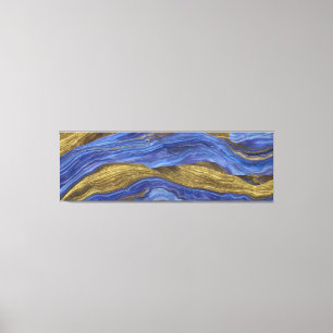 Abstrakt Sjölandskap Fractured Vinkar 14 Canvastryck