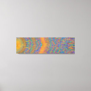 Abstrakt Sjölandskap Fractured Vinkar 27 Canvastryck