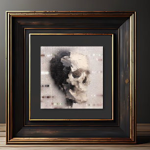 Abstrakt Skallekonst – Modern eller Vintage Hallow Fototryck