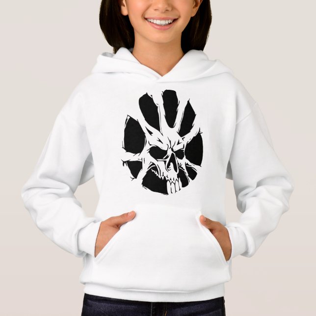 Abstrakt skallrot: Mörk konst T Shirt (Framsida)