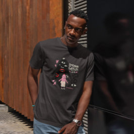 Abstrakt skapa personlig tillväxt t shirt