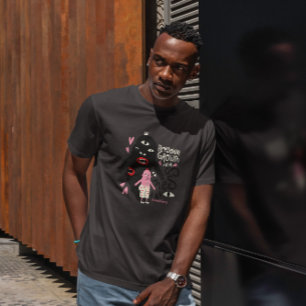 Abstrakt skapa personlig tillväxt t shirt