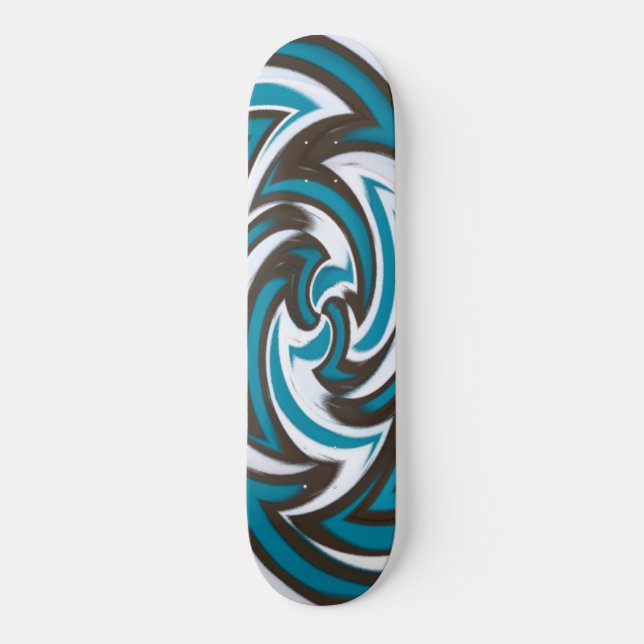 Abstrakt Skateboard Bräda 19,5 Cm (Framsida)