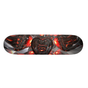 Abstrakt Skateboard för mörka hjärtor