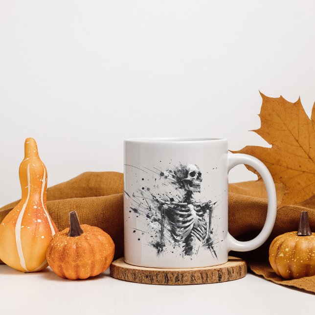 Abstrakt Skeleton Mugg (Skapare uppladdad)