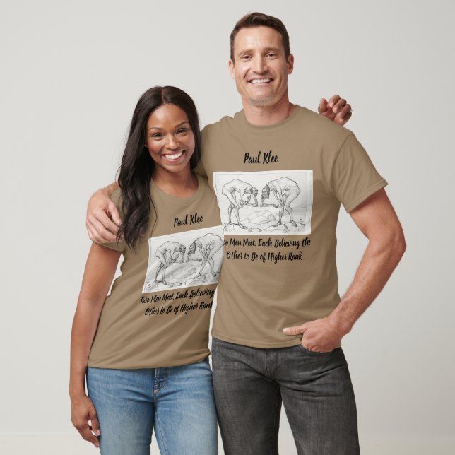 Abstrakt skiss Paul Klee T Shirt (Unisex)