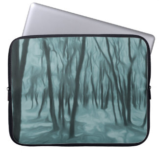 Abstrakt skog laptop sleeve