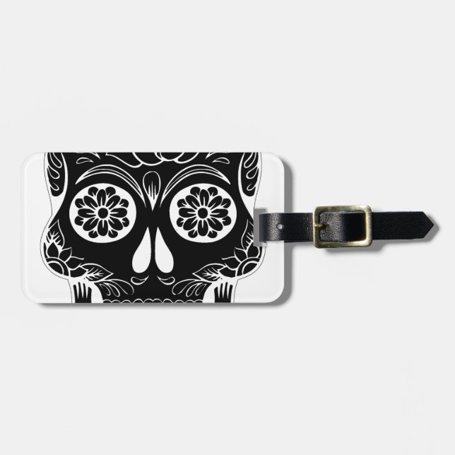 Abstrakt Skull Bagagebricka (Horisontell Framsida)