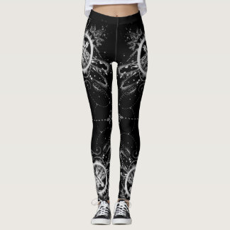 Abstrakt sländamönster leggings
