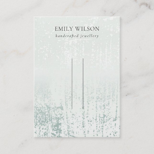 Abstrakt Slever Aqua Rain Hairclips Pin Visning Visitkort (Framsida)