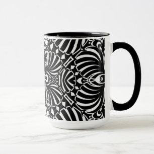 Abstrakt snäckor mugg