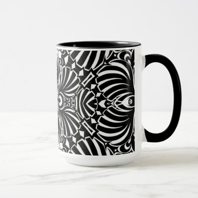 Abstrakt snäckor mugg (Höger)