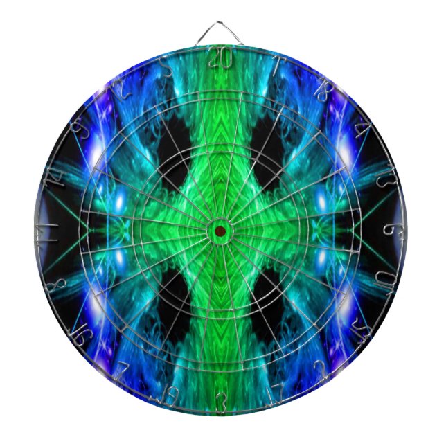 Abstrakt Snowflake Darttavla (Framsidan)