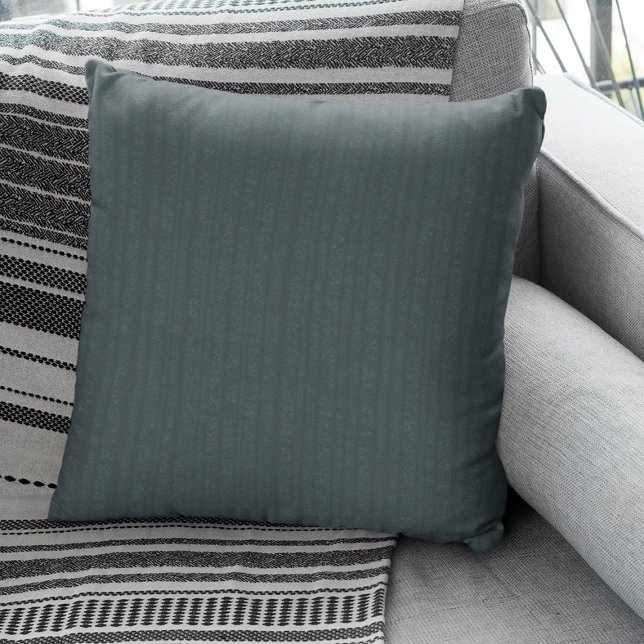 Abstrakt Soft Hues Steel Blue Kudde (Skapare uppladdad)