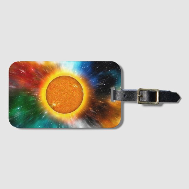 Abstrakt Sol Bagagebricka (Framsida horisontal)
