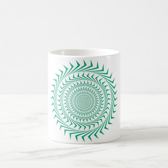 Abstrakt Sol Vortex-kaffe Mugg (Center)