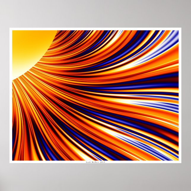 Abstrakt - Solar Gravity and Magnetism 3 Poster (Framsidan)
