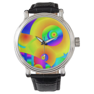Abstrakt Solblommor Armbandsur