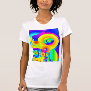 Abstrakt Solblommor T Shirt