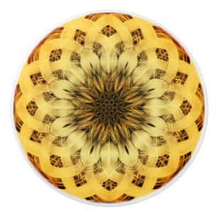 Abstrakt solros knopp