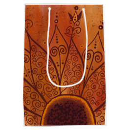 Abstrakt Solros Mönster