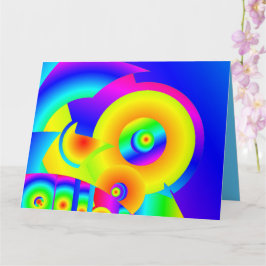 Abstrakt Solroskort Kort