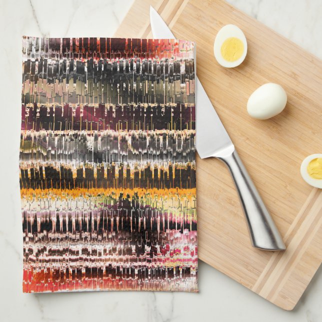 Abstrakt som är uppdelad på skivad papper kökshandduk (Vikt i Fjärdedel)