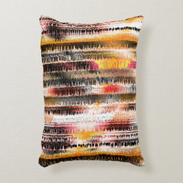 Abstrakt som är uppdelad på skivad papper prydnadskudde