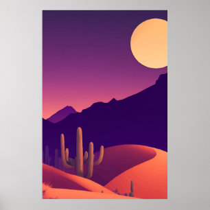 Abstrakt som målar liggande poster