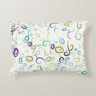 Abstrakt sömlös handdator mönster, konst, b prydnadskudde