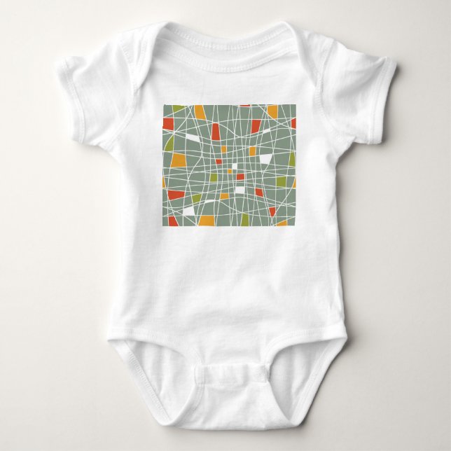 Abstrakt sömlös: Modern Mönster-design. T Shirt (Framsida)