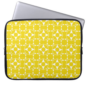 Abstrakt Sömlös mönster av Ripe Lemon gult col Laptop Fodral
