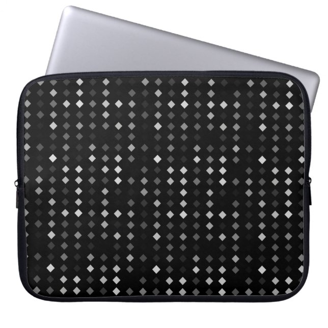 Abstrakt, sömlös mönster-bakgrund med multikol laptop fodral (Framsidan)