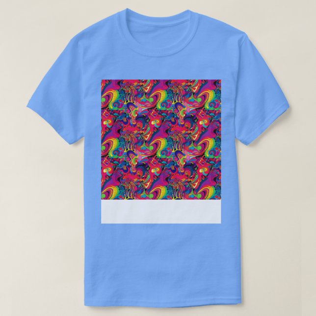 Abstrakt Sömlösa former av Mönster Geometric Linje T Shirt (Design framsida)