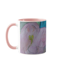 Abstrakt Sommar Blommigt Mugg