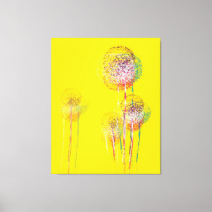 Abstrakt Sommarblomma Träd #2 Canvastryck