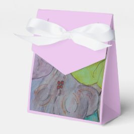 Abstrakt sommarblommig favoritbox presentaskar