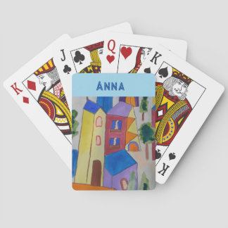 Abstrakt Sommarbyn Casinokort